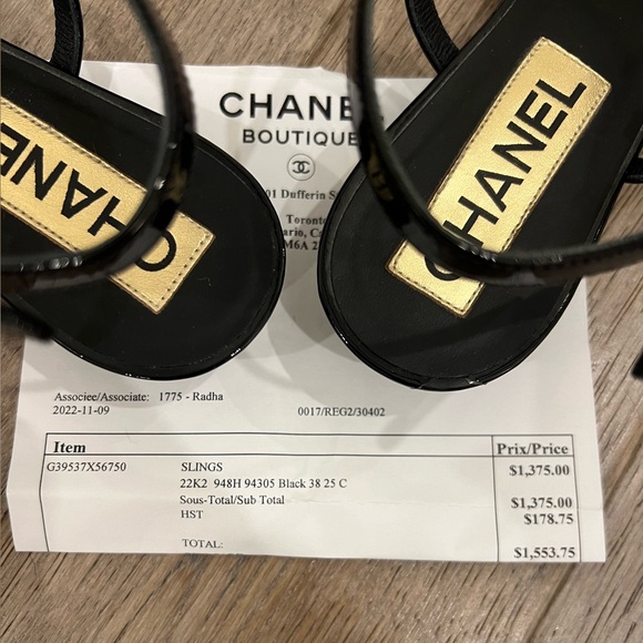 CHANEL Patent Slingback size 38 - Picture 5 of 8